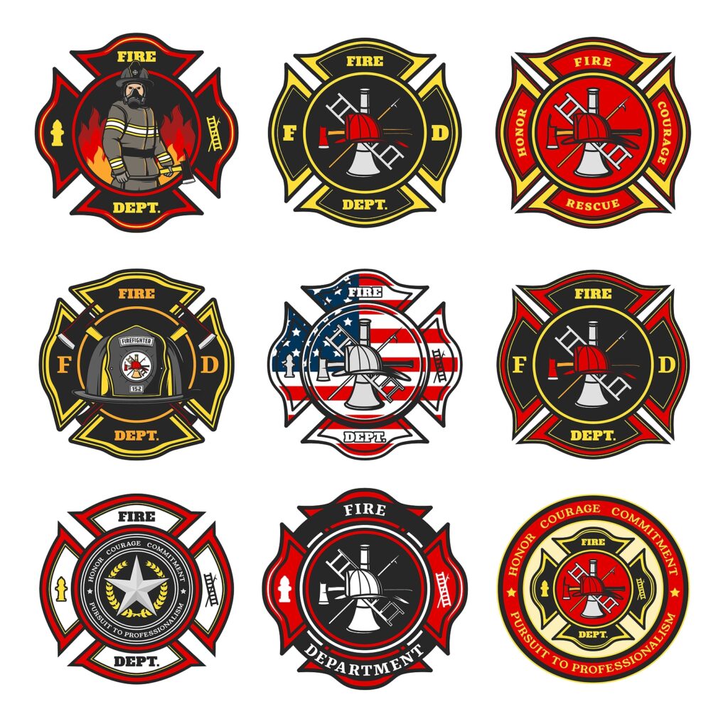 Firefighter Badge Template