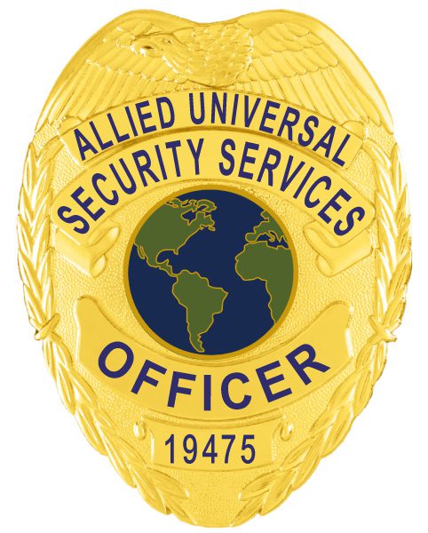 Official deals Allied Universal Gold Badge Collectible