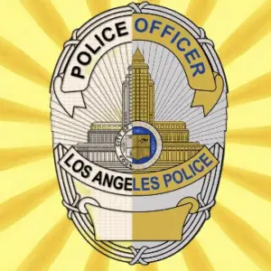 What symbols represent law enforcement?