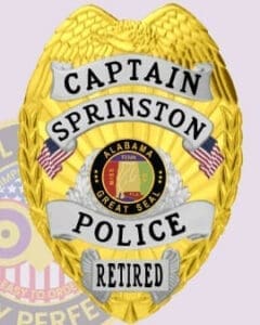 Custom law enforcement badges retired