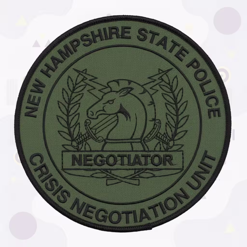 New Hampshire State Police Crisis Negotiation Unit Subdued Patch